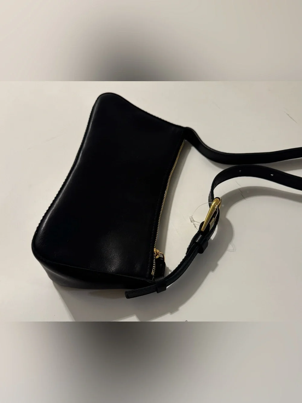 Madewell The Sculptural Buckle Leather Shoulder Bag NWOT